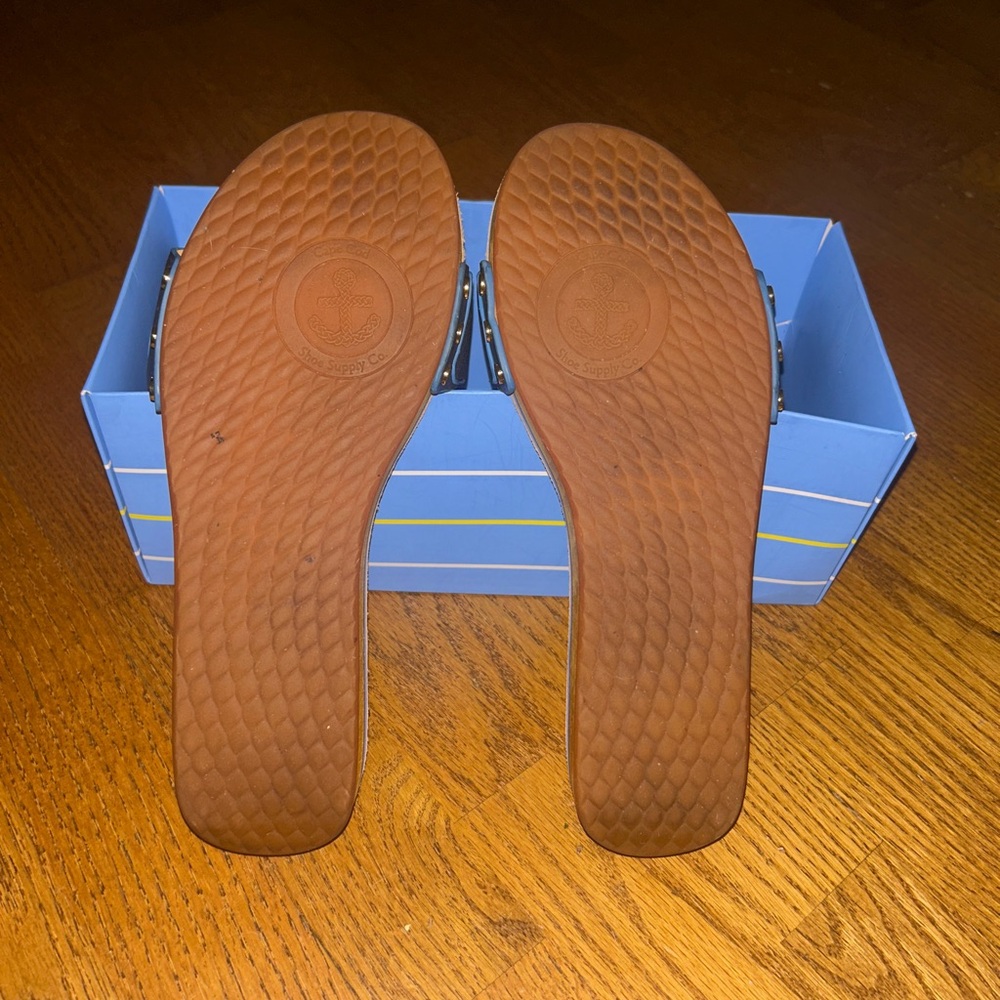 Cape Cod Supply Co Women’s Josie Slide Sandals in Navy - Picture 3 of 5
